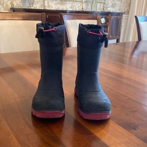 Kamik Snowbuster Size 11 Navy/Magenta Snow Boots
